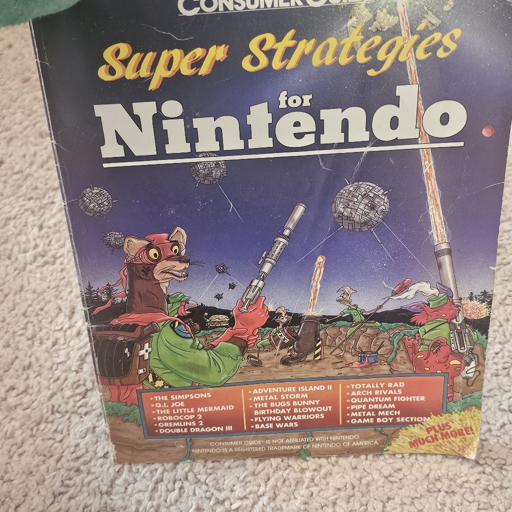 Super Strategies for Nintendo 1991‎ Classic Guide Tips Tricks Hints Nostalgic